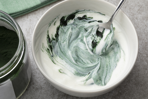 Yaourt à la spiruline